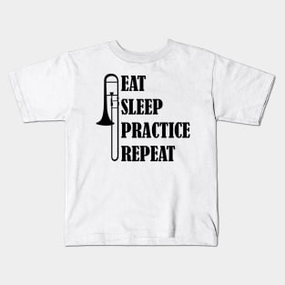 Eat Sleep Practice Repeat: Trombone Kids T-Shirt